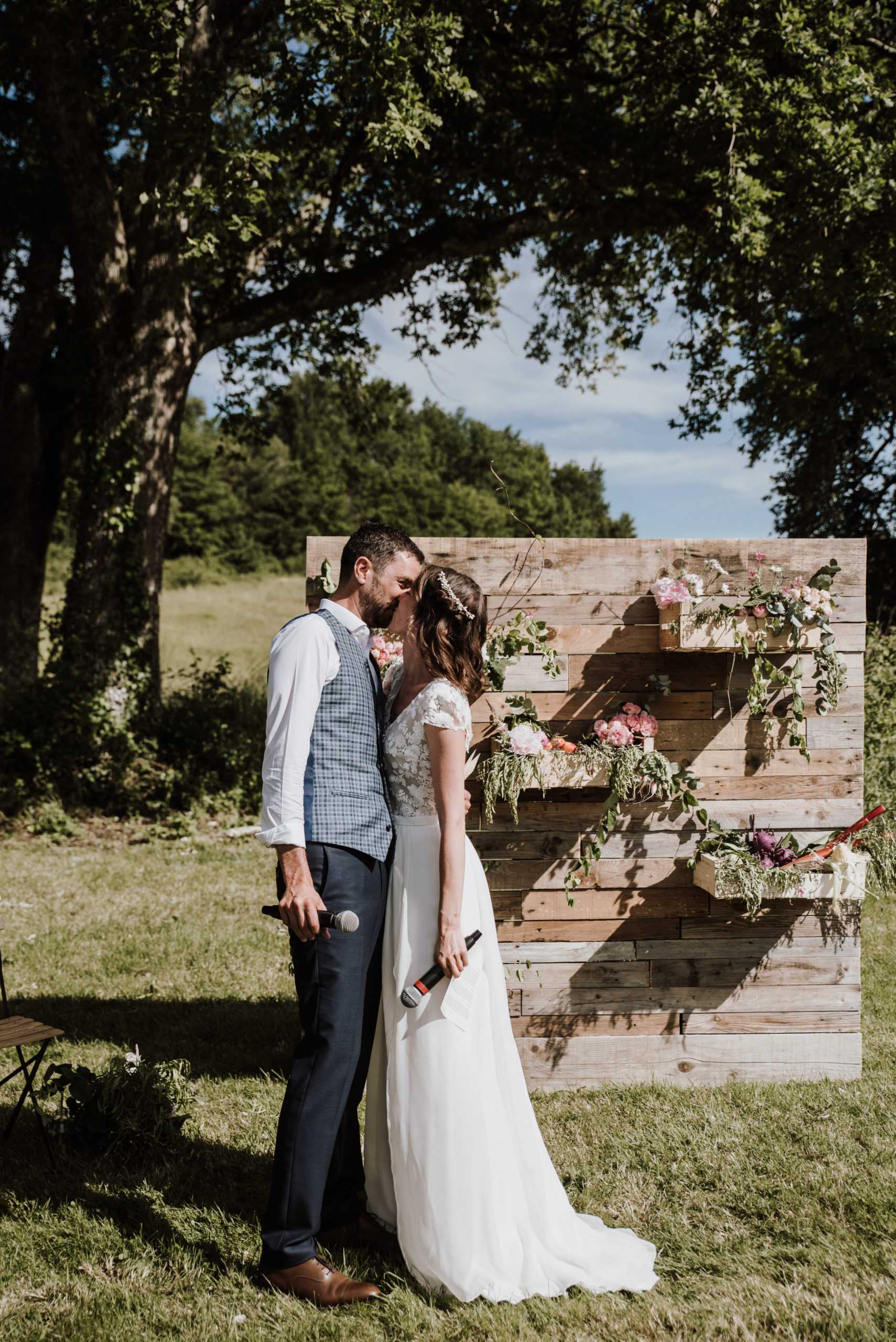 Cérémonie de mariage en pleine nature